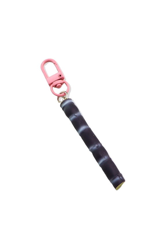Unique Cane Design Keychain Realistic Look Pendant Keyrings Sturdy Materials Key Chain For Long Lasting Use