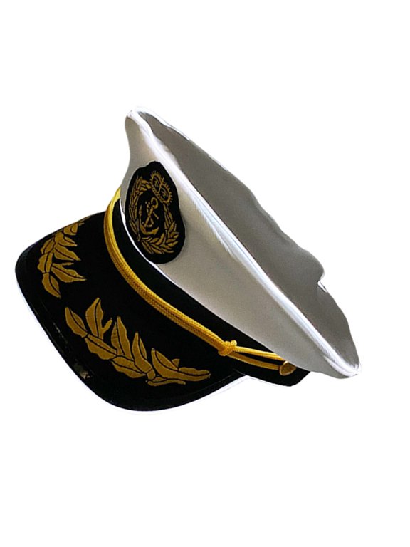 Unique Captain Design LED Glow Hat Perfect for Festivals, Camping, and Themed Gatherings