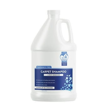 Unique Carpet Shampoo and Stain Remover Bio-Enzymatic Concentrate - For Use in All Machines, Residue-Free (128 oz)