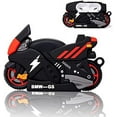 thumbnail image 1 of Unique Case Compatible with AirPods 3(New),Creative Fun 3D Cartoon Motociclo Design AirPods Cover Case Cool Skin Soft Rubber Shockproof Protective Case (AirPods 3, Red), 1 of 15