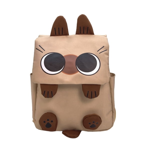Unique Cat Design Travel Backpack Large Capacity Artistic Rucksack Aesthetic Daypack