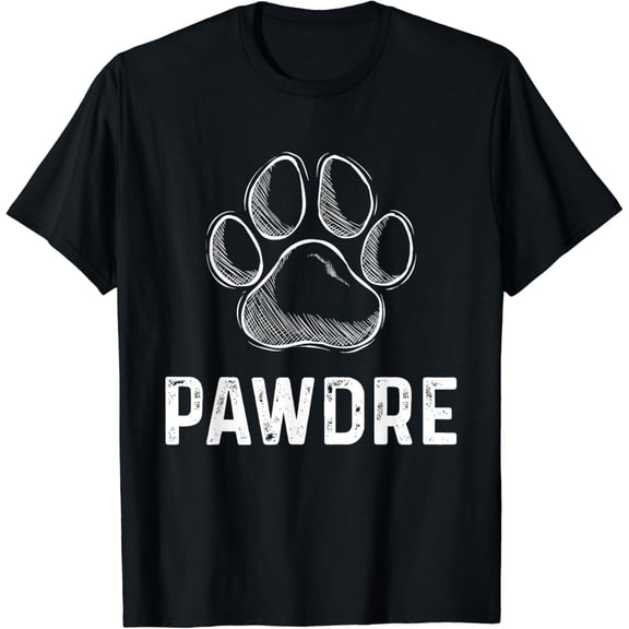Unique Cat Or Dog Dad Fathers Day Mens Pawdre Gift T-Shirt