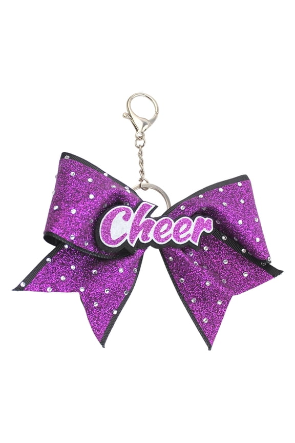 Unique Cheerleader Bowknot Keychain Backpack Decoration for Friend Family Birthday or Holiday Present