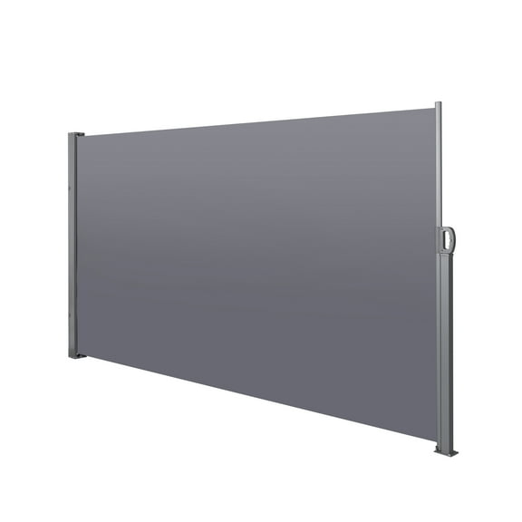 Unique Choice 118.1" x 70.9" Retractable Side Screen Awning, Patio Privacy Screen for Garden, Balcony, Courtyard