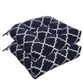 thumbnail image 1 of Unique Choice 2 Pieces Outdoor Chair Cushions, Patio Chair Pads, Navy Blue Color, 1 of 7