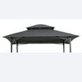 thumbnail image 1 of Unique Choice 8 x 5 Ft Grill Gazebo Replacement Canopy Top Cover, Gray, 1 of 6