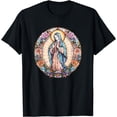 thumbnail image 1 of Unique Christian Mom Catholic Saint Pictures Of Virgin Mary T-Shirt, 1 of 2
