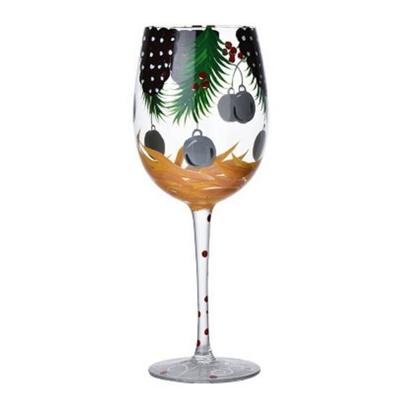 Unique Christmas Themed Wine Goblet for Holiday Dining and Parties Beverage Drinking Cup Decorative Champagne Flute