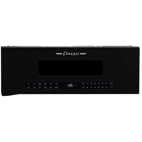 Unique Appliances 30' Classic Retro Over-The-Range Microwave, Midnight Black