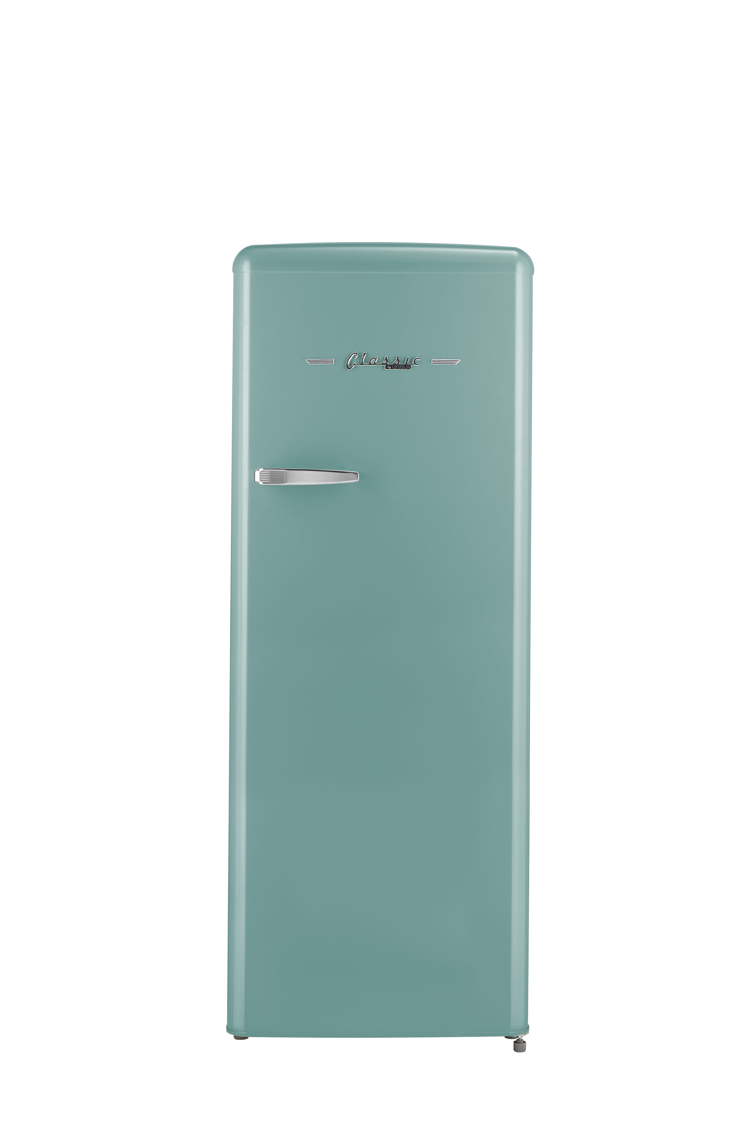 Unique Classic Retro 21.6" Freestanding 7.6 cu/ft Retro Single Door Refrigerator with Freezer in