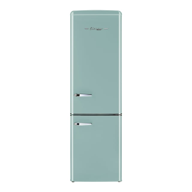 Unique Classic Retro 21.6" Freestanding 8.7 cu/ft Bottom Freezer Refrigerator, ENERGY STAR
