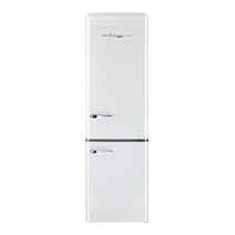 Unique Classic Retro 21.6" Width Freestanding 8.7 cu/ft Bottom Freezer Refrigerator, ENERGY STAR Certified