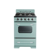 Unique Classic Retro 24" 2.9 cu/ft Freestanding Gas Range with Convection Oven and Sealed Burners