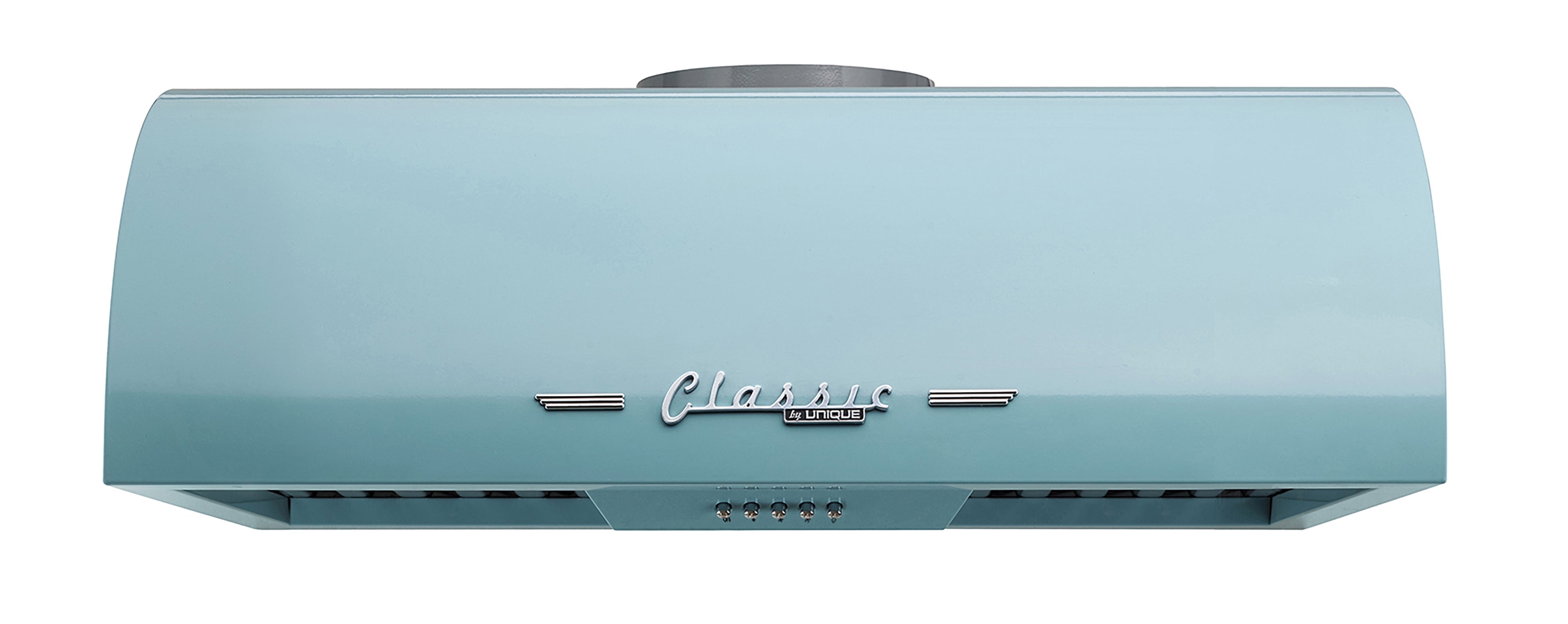 Ocean Mist Turquoise 24" Stainless Steel Under Cabinet Range Hood