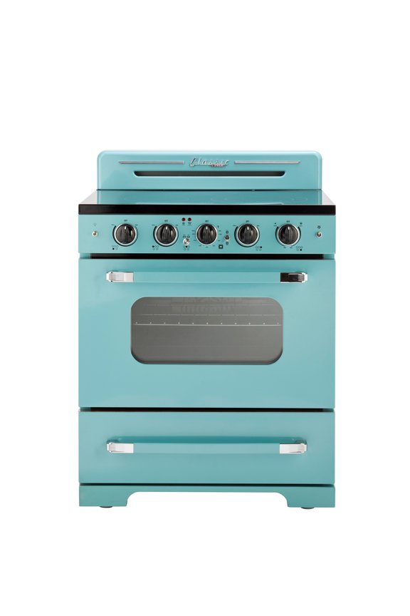 Unique Classic Retro 30" 3.9 Cu/ft Freestanding 5-Element Electric Range with Convection Oven