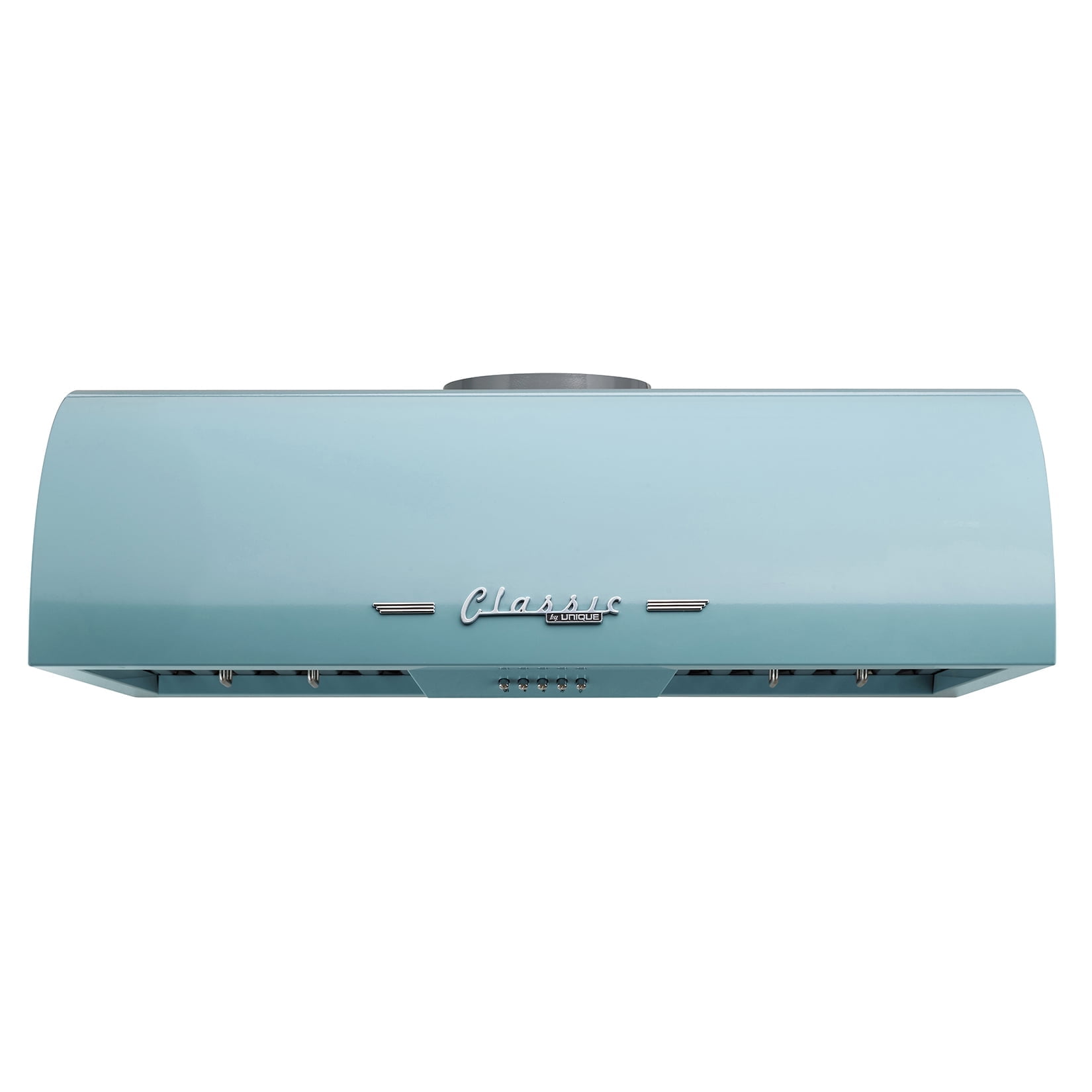 Classic Retro 30" Ocean Mist Turquoise Stainless Steel Under Cabinet Range Hood