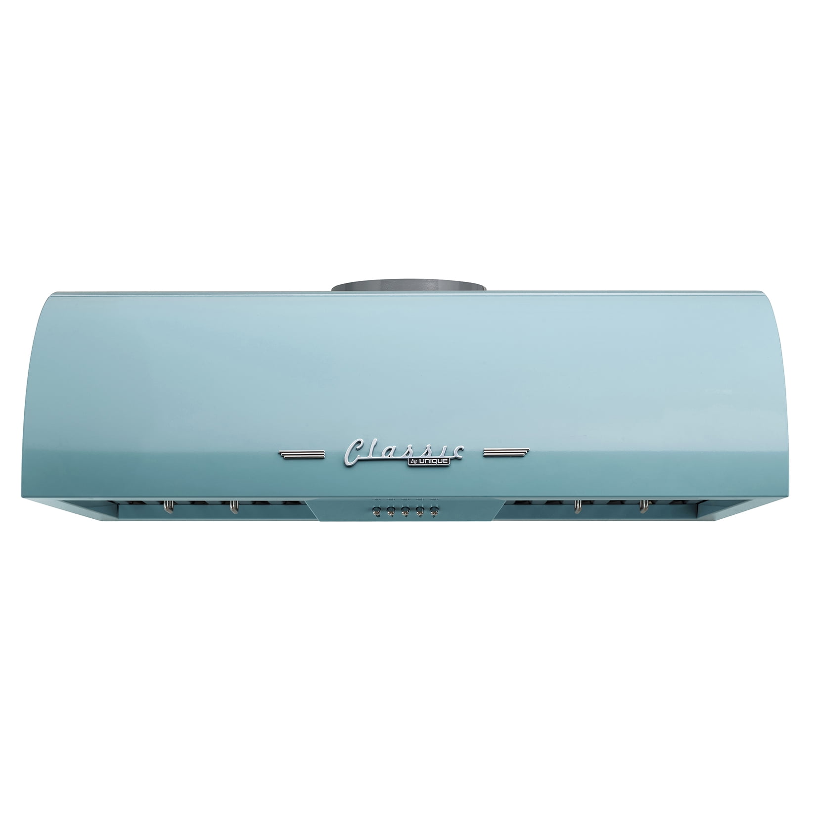 Classic Retro 30" Ocean Mist Turquoise Stainless Steel Under Cabinet Range Hood