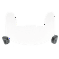 thumbnail image 1 of Unique Clear View Football Helmet Eye Shield, Clear, Youth, 1 of 2