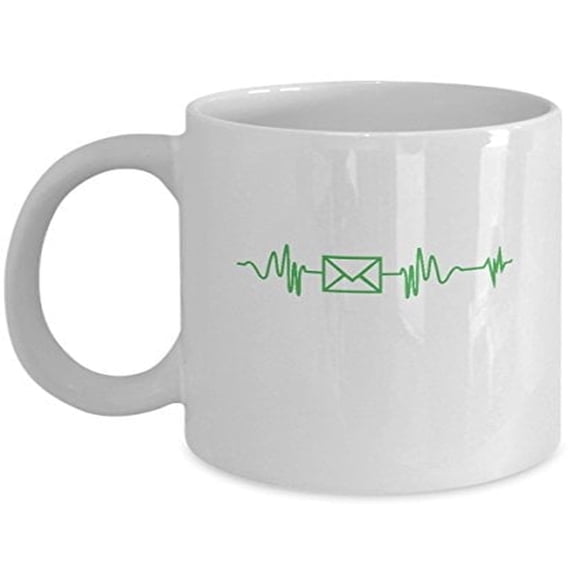 Mailman 11 oz Coffee Mug - Unique Postal Gift White Ceramic