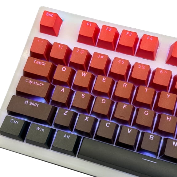 Unique Color Backlit Keycaps, OEM Height for Mechanical Gaming Keyboards