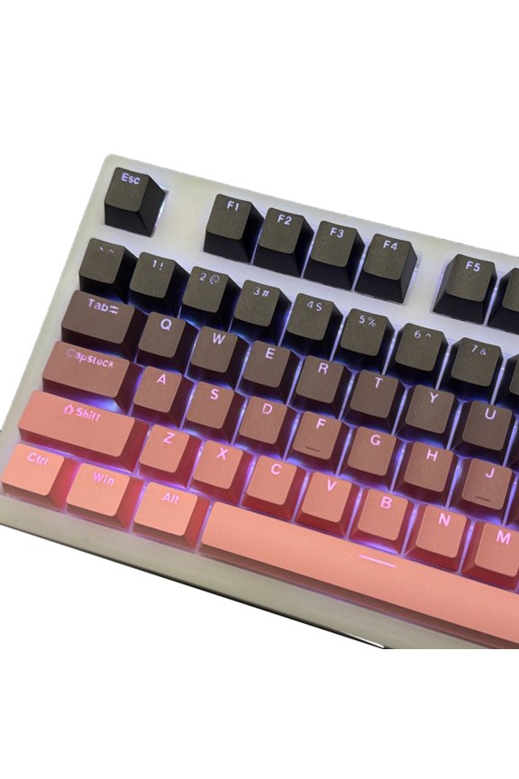 Unique Color Backlit Keycaps, OEM Height for Mechanical Gaming Keyboards