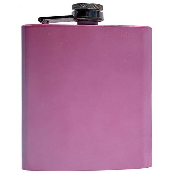 Unique Color Change to Pink 6oz Premium Hip Flask