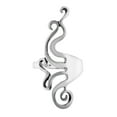 thumbnail image 1 of Unique Contemporary Huge Swirl Sterling Silver Ring-9, 1 of 7