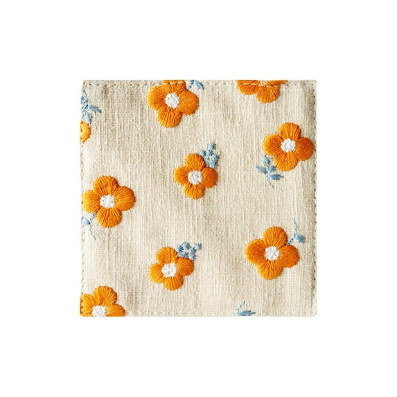 Unique Cotton Linen Coasters With Reinforced Edges Beverage Coasters For Enhancing Durability And Double Side Utility