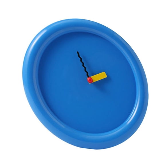 Unique Creamy Color Quiet Movement Wall Table Clock for Modern Space Decoration