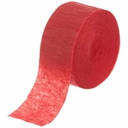 Unique Crepe Streamer 1.75"x 81ft Red