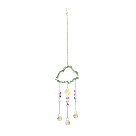 Unique Crystal Wind Bells Home Window Decorations Pendants Sun Catcher Crystal Wind Chimes with Sparkling Crystals