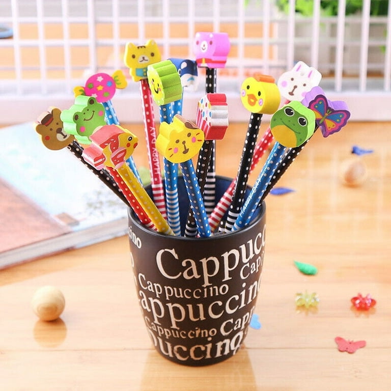 Unique Deals Kids LED Pencils & Color Gift Set Writing School Supply Party  Fun Favors Toys