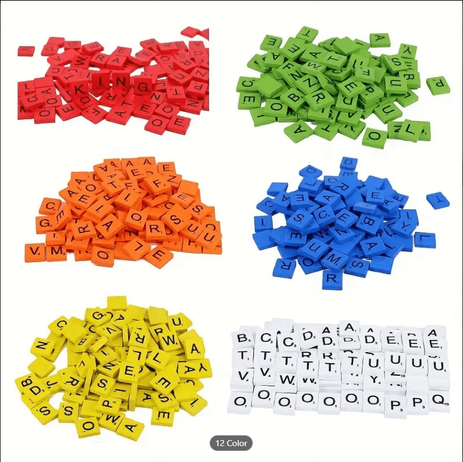 Scrabble Tiles, 100pcs Scrabble Tiles Letters Alphabet Wooden Pieces N –  ToysCentral - Europe
