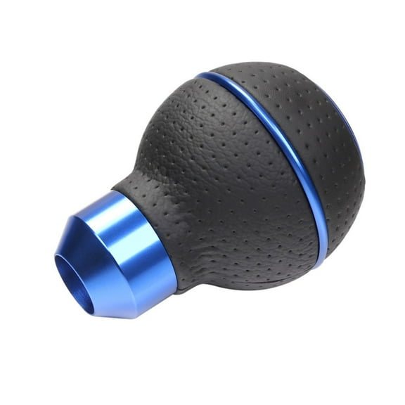 Unique Design Aluminum Manual Gear Stick Shift Knob For Car Modification 5 Speed Blue Fangkenuo
