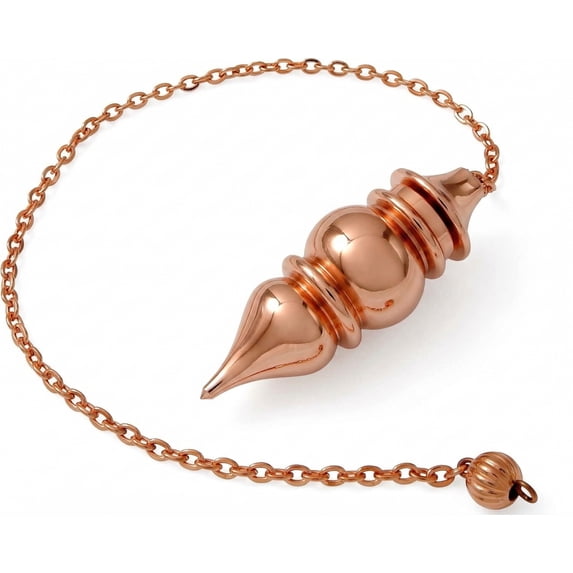 Unique Design Copper Metal Cone Point Openable Pendulum. Healing Reiki Pendulum For Divination and Dowsing