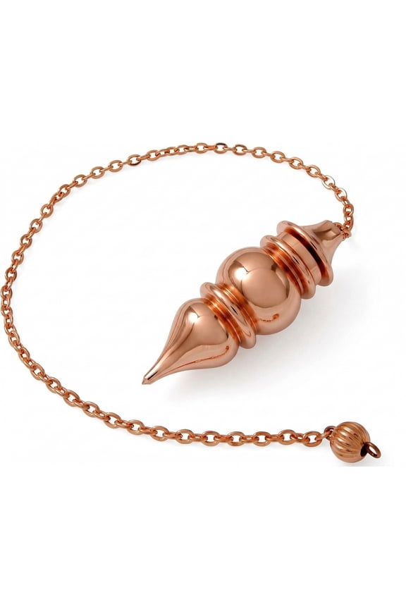 Unique Design Copper Metal Cone Point Openable Pendulum. Healing Reiki Pendulum For Divination and Dowsing