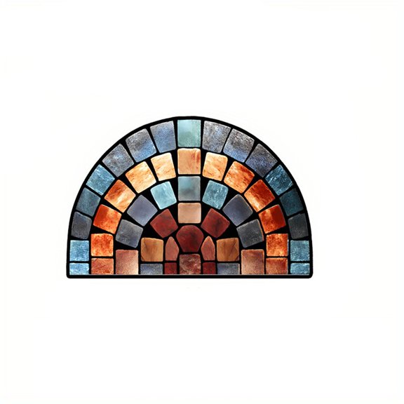 Unique Design Door Mat, Low Pile Front Doormat Outside Entrance for Efficient Dirt Trapping,All Weather Front Door Mat Indoor Entrance, Anti Slip Welcome Matt Outdoor