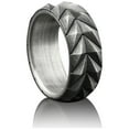 thumbnail image 1 of Unique Design Handmade Sterling Silver Men Brutal Ring, Silver Men Wedding Ring, Silver Men Wedding Band, Ornament Men Ring, Promise Ring, 1 of 5