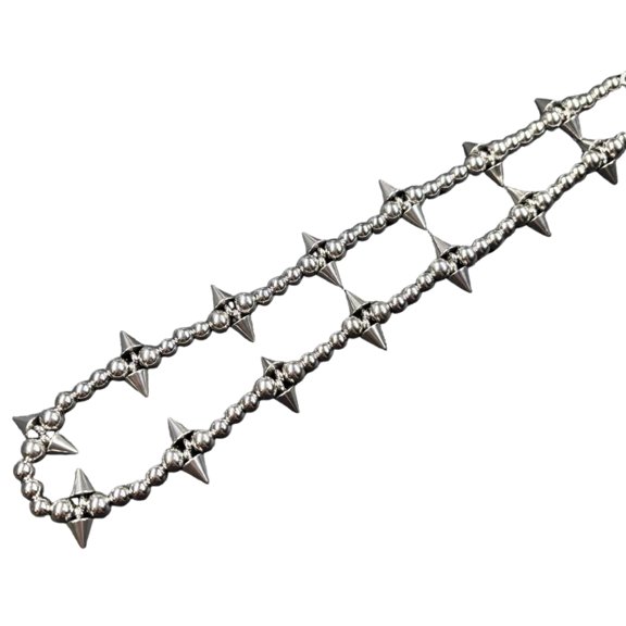 Unique Design Pendant Necklace Featuring Round Beads Ti Steel Neckchain for Creative Appearance