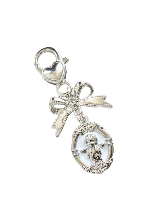Unique Designs Key Holder With Bowknot Chain Detailing Retro Korean Aesthetic Gift for Women Friend