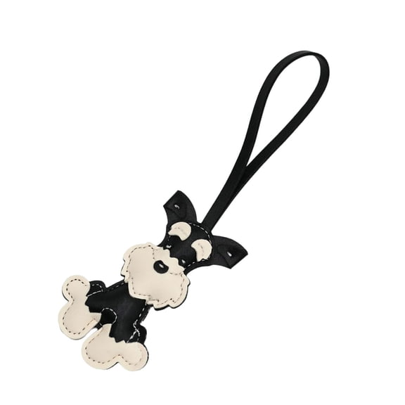 Unique Designs Schnauzer Dog Keychain Charm Pendant Decoration for Backpacks