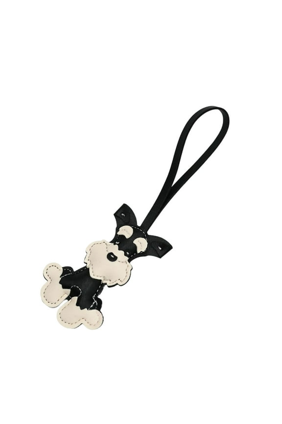 Unique Designs Schnauzer Dog Keychain Charm Pendant Decoration for Backpacks