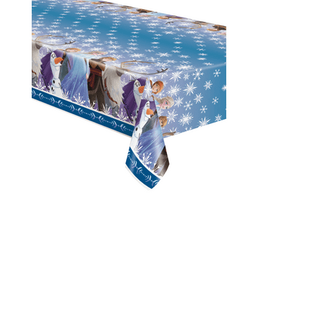 Unique Disney Frozen 2 Rectangular Plastic Table Cover - 54" x 84", 1 Piece