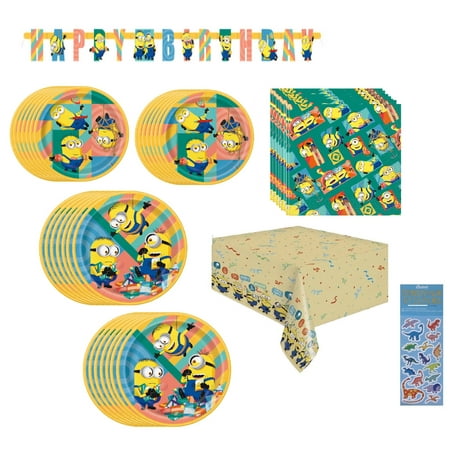 Unique Disposable Party Supply Sets with Plastic Napkins, Multicolor