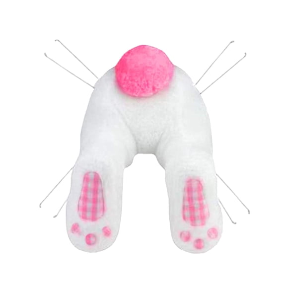 Unique Diy Easter Decoration Supplies Bunny Tail Shape Cute Wreath Decoration Accessories Easter Decoration Hangs Easter Decorations