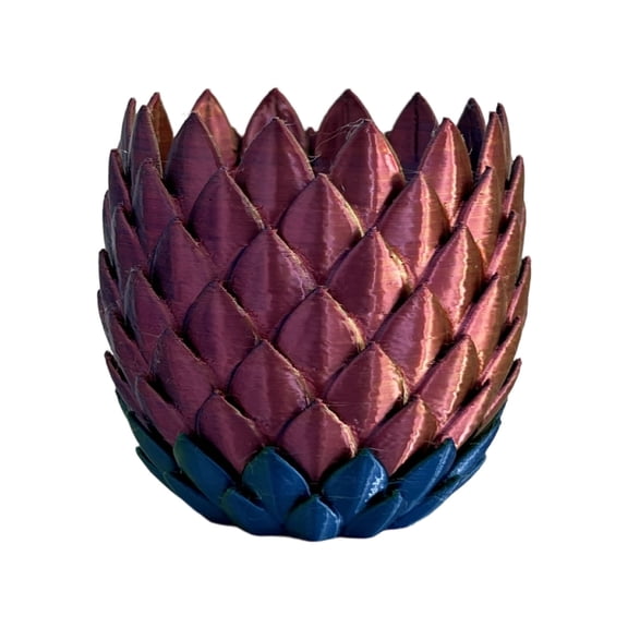 Unique Dragon Scale Textured Planter Flower Pots With Builtin Drip Tray For Succulents Modern Offices Home Decors