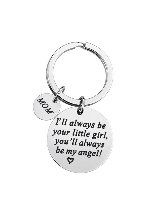 Unique Father's Day Keychain Gift For Dad, Personalized Engraved Keyring, Dad's Key Organizer - Durable Zinc Alloy Keychain, Lightweight Stainless Steel, Stylish Matte Finish,