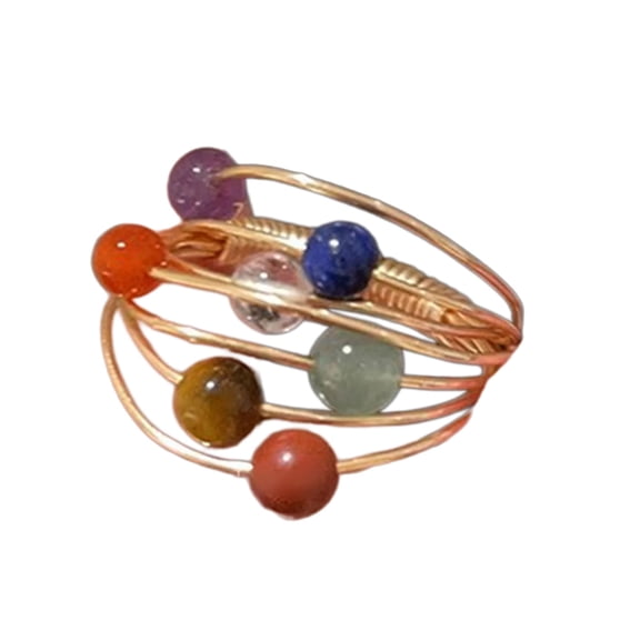 Unique Finger Rings Adjustable Rings Beads Rings Opening Rings Stylish Finger Rings Eye Catching Finger Jewelry