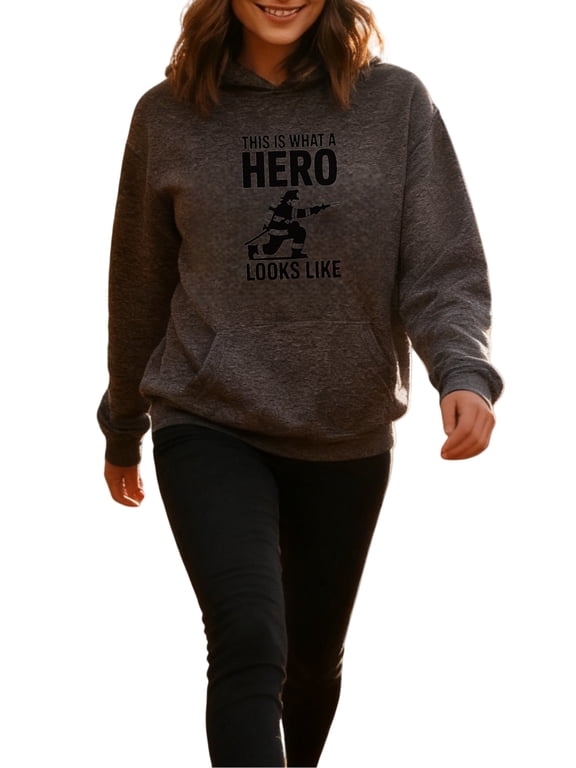 Unique Firefighter Hoodie for Men and Women, Unisex Pullover Hooded Sweatshirt, Comfortable Cotton Poly Blend, Casual Everyday Wear