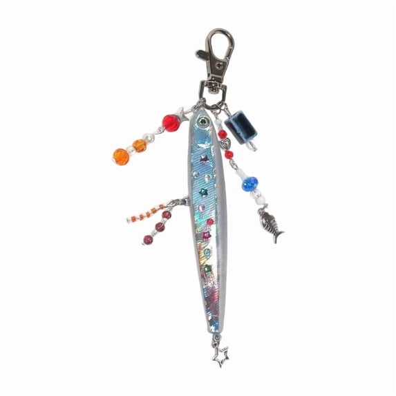 Unique Fish Pendant Statement Pendant Bag Pendant Key Ornament Acrylic Texture Great for Dating and Social Event